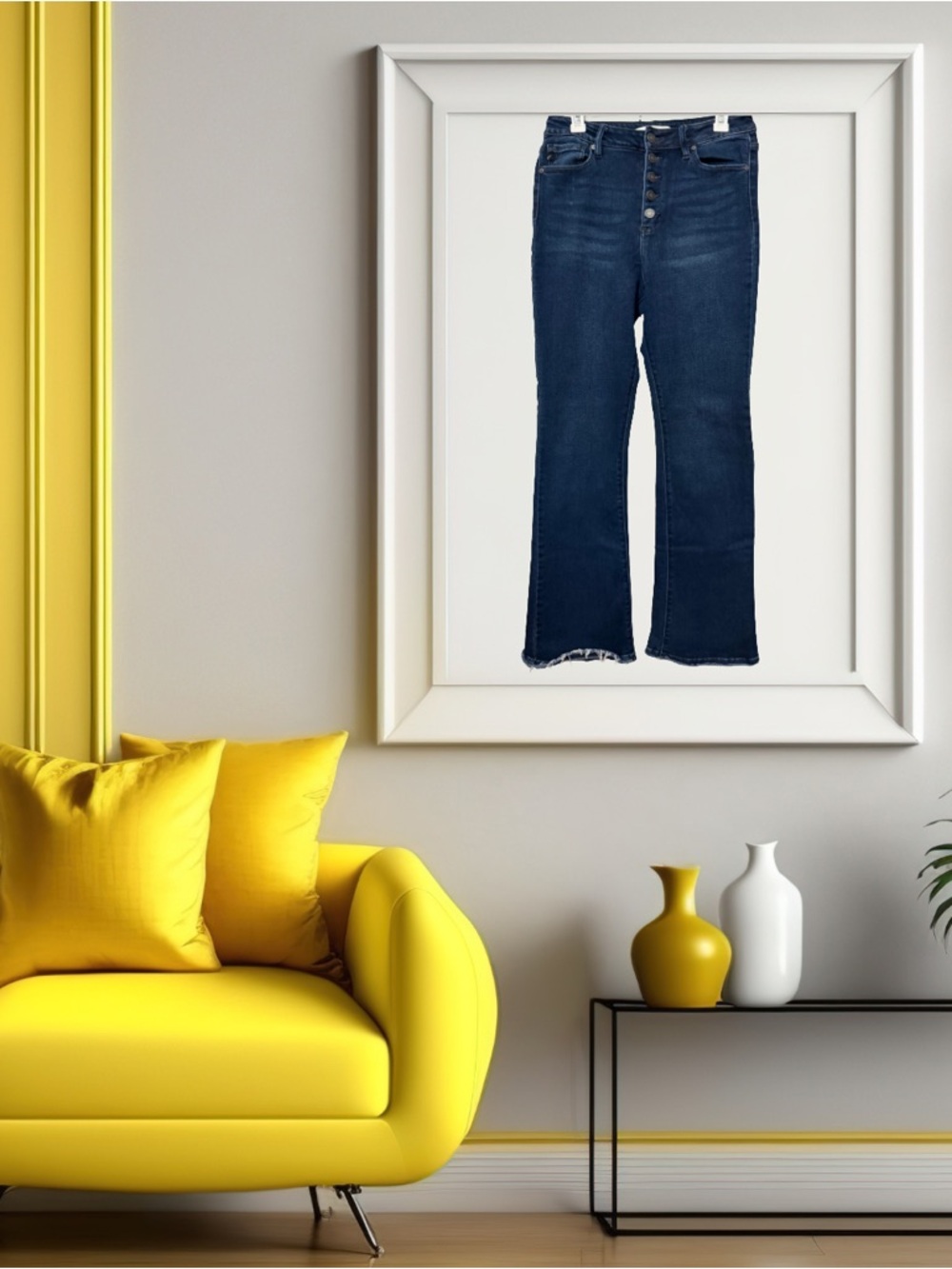 BOGO! KanCan Dark Blue Straight Leg Jeans